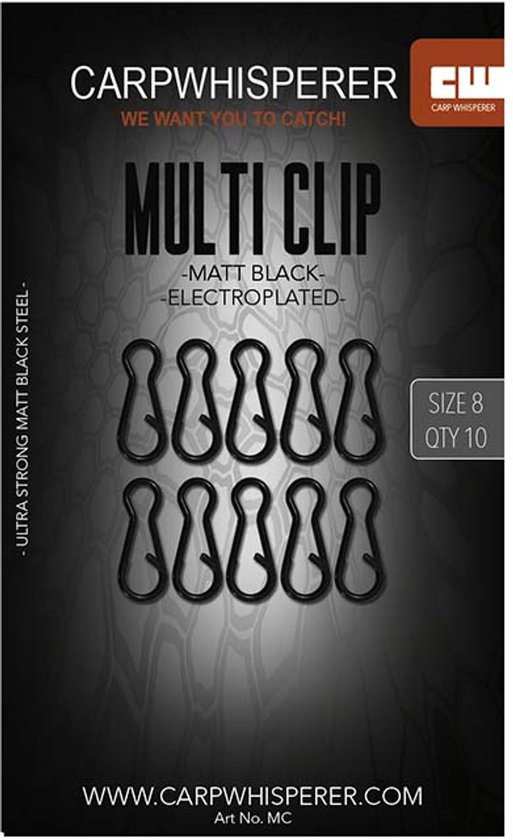 Carp Whisperer - Multi Clip (10st) van Carp Whisperer — afbeelding 2