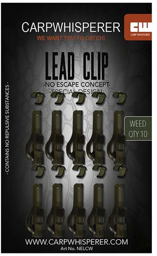 Carp Whisperer - No Escape Lead Clip (10st) van Merkloos — afbeelding 5