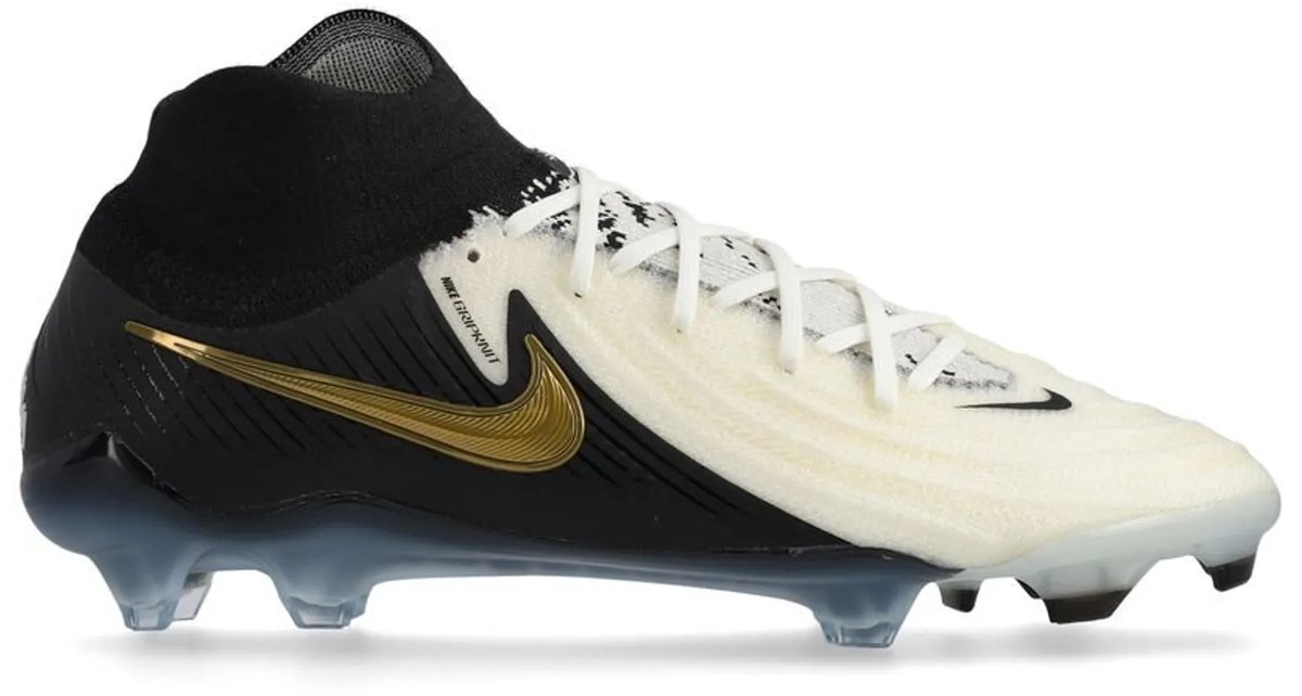 Nike Phantom Luna II Elite FG voetbalschoen maat 40 in zwart en gebroken wit, limited edition, zonder doosdeksel.