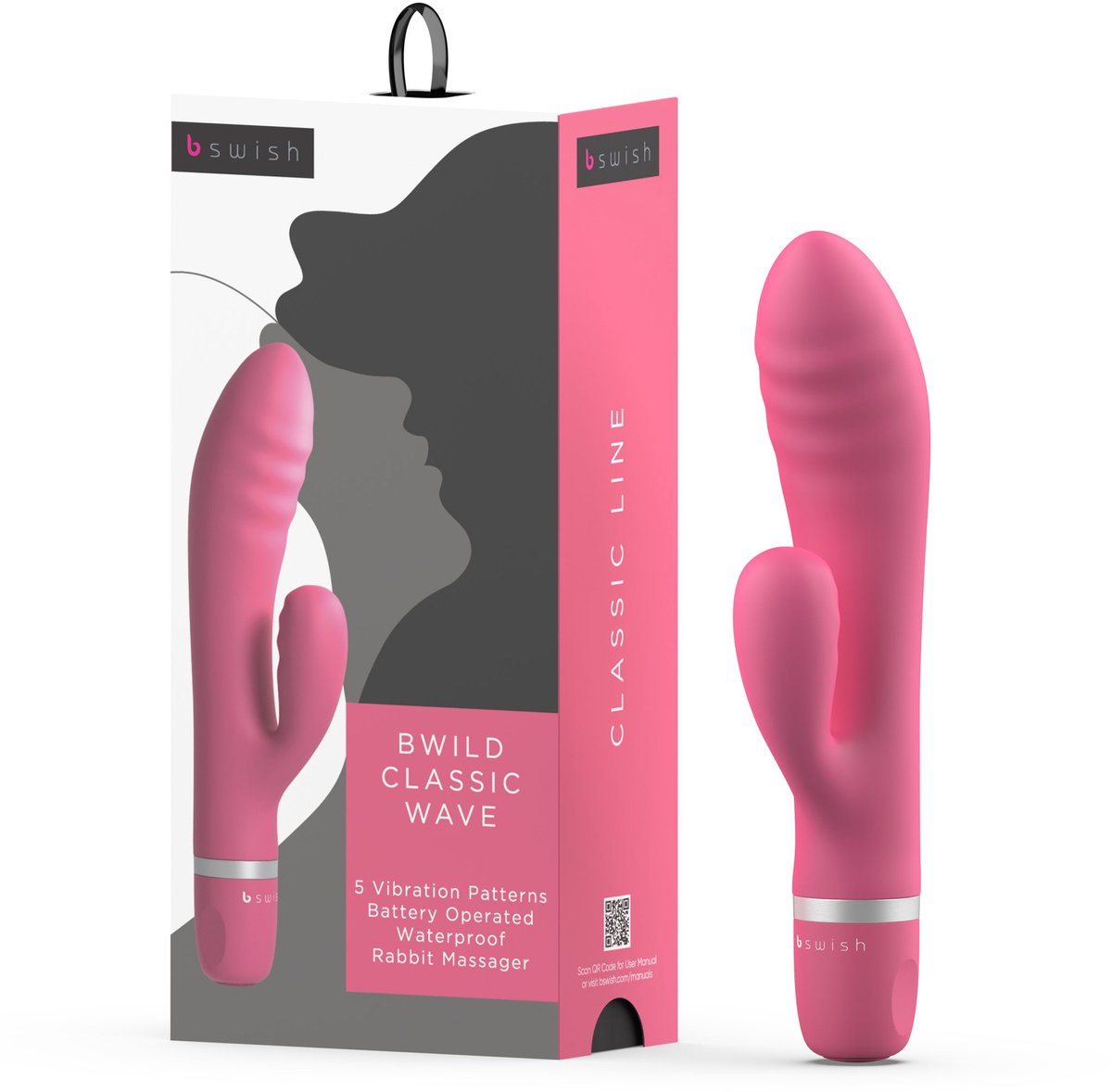 B Swish - Bwild Classic Wave Vibrator Roze