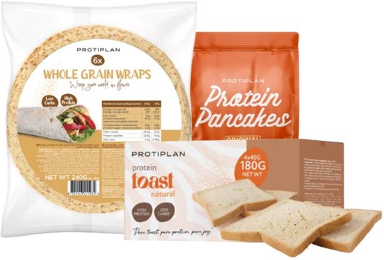 Protiplan - Maaltijdpakket - 449 g - Koolhydraatarm ontbijt/lunch - Eiwitrijk - Pasta