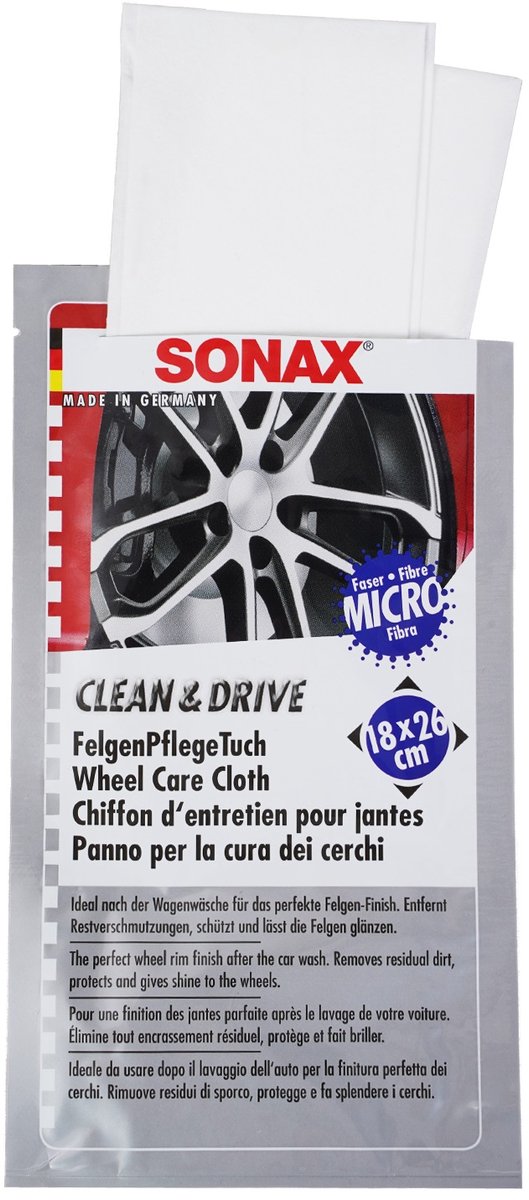 Clean & Drive velgenonderhoudsdoekje 18 x 26 cm
