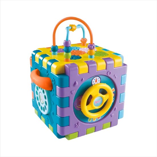 360 Toys - Activiteiten Kubus - Met Geluid - Baby Speelgoed 6 maanden - Activiteitenbord - Busy Board - Montessori speelgoed - Sensorisch speelgoed - Babyspeelgoed 0 Jaar