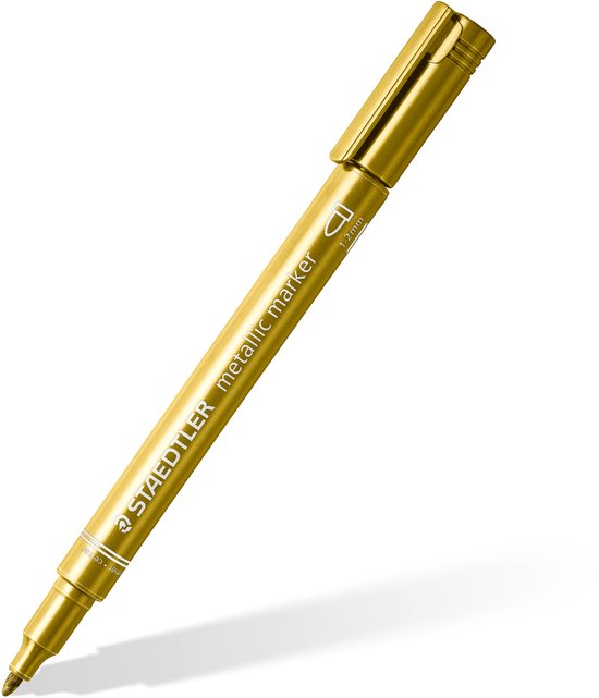 Staedtler 8323-11 Marker, ronde punt 1-2 mm goud, 1 marker