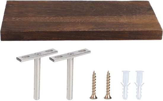 Wandplank Garage Opbergrek Wandgemonteerde zwevende planken, veelzijdige houten planken Zwevende boekenplank, apparaten en uitrusting Metalen rekken, hangende planken voor restaurant/bar/huis/keuken