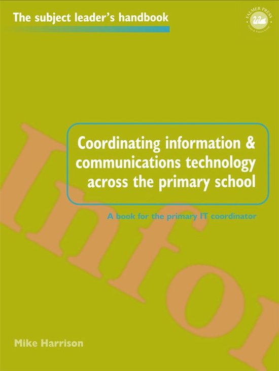Subject Leaders' Handbooks - Coordinating information and co ... - cover
