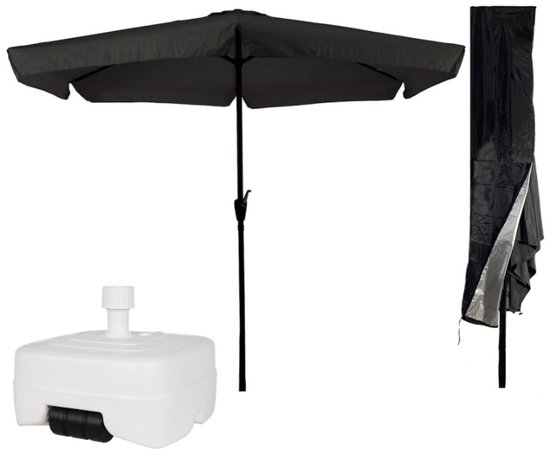 Housse De Protection Pour Parasol De Plage 115cm - Polyester Résistant - Poignée De Transport