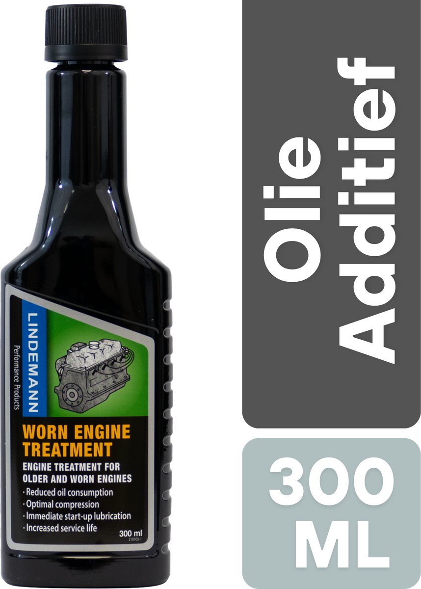 Lindemann Worn Engine Treatment - Olie additief - Voor Oudere Motoren - Auto Motor Onderhoud - Motor Protector - Stabiliseert Slijtage - Verbetert Compressie - Verlengt Levensduur