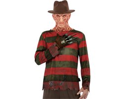 Smiffys - A Nightmare On Elm Street, Freddy Krueger Kostuum - L - Rood/Bruin