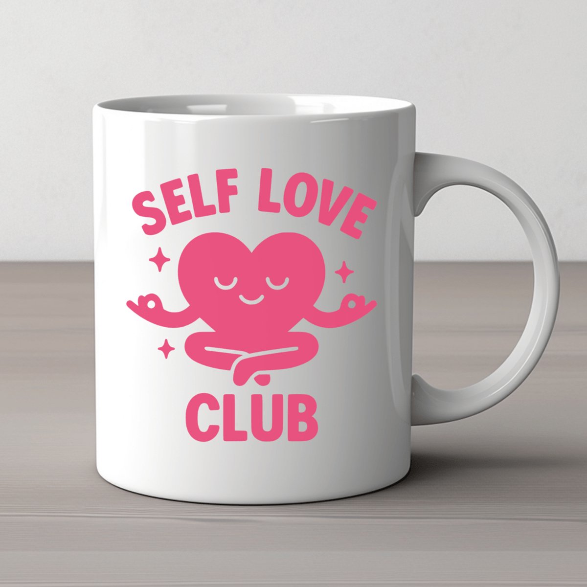 Mok - Self Love Club - Het Perfecte cadeau voor zelfzorg, positiviteit en innerlijke rust