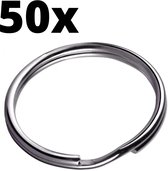 YIXNSW Sleutelringen, 150 stuks, 30 mm, rond, klein, geschikt voor sleutels, voor het bevestigen van halskettingen, armbanden, knutselwerk, decoraties