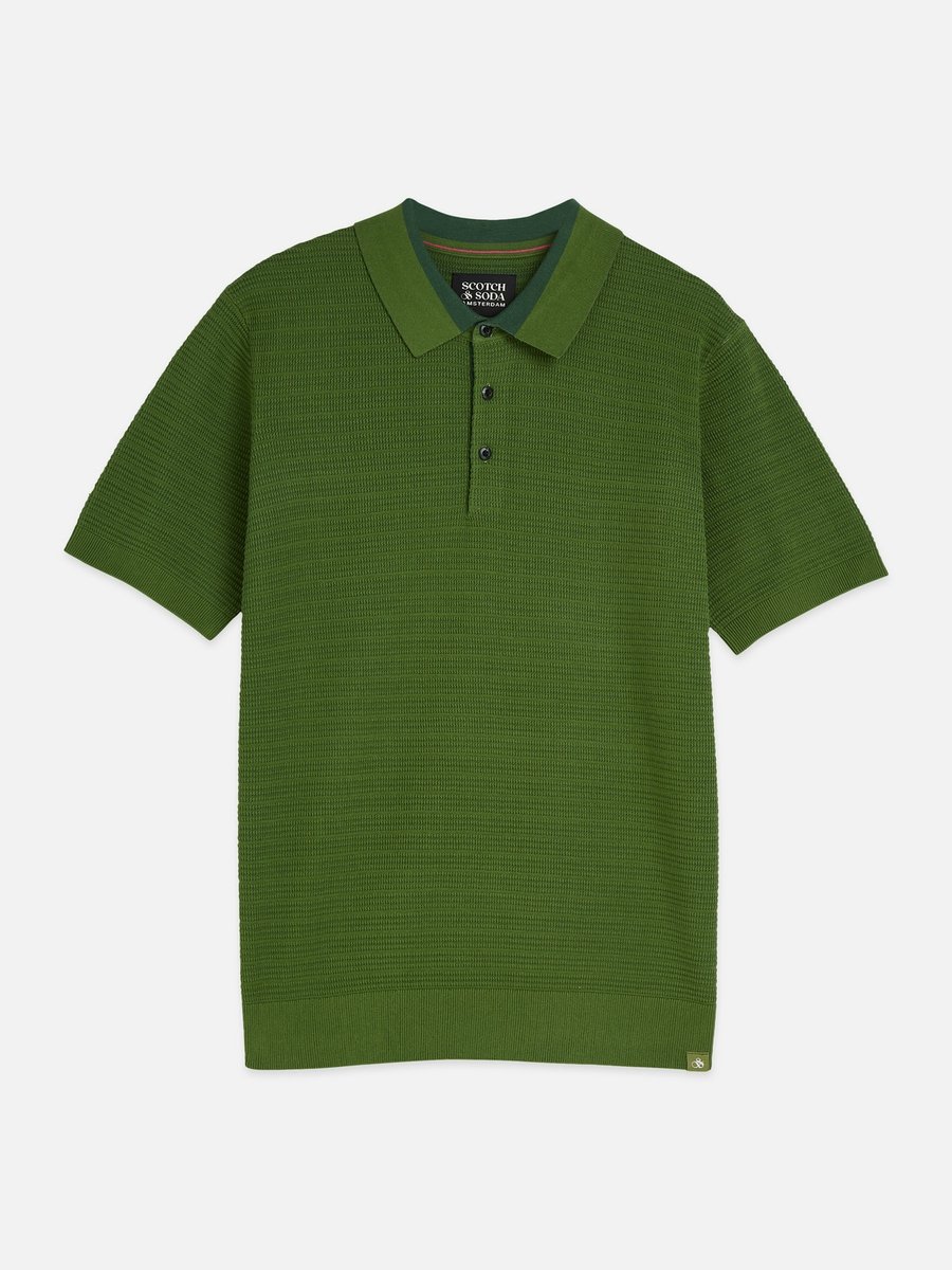 Scotch & Soda Structured Knitted Regularfit Polo