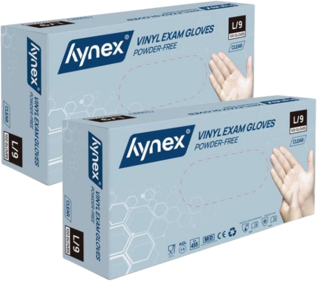 Hynex Vinyl PF Clear 4,5gr MD (2x stuk) - 100/box - L