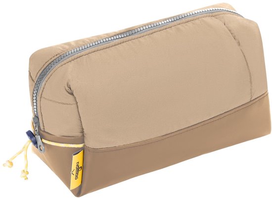 NOMAD® x Fraenck Etui | Beige | Upcycled Toilettas of Accessoire | Etui gemaakt van Slaapzak & Bannerdoek | Uniek & Duurzaam