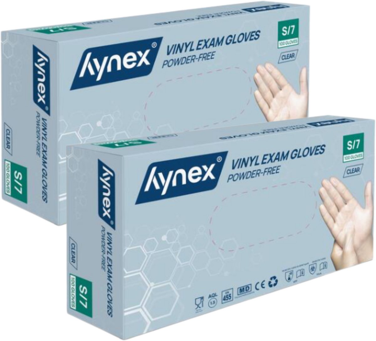 Hynex Vinyl PF Clear 4,5gr MD (2x stuk) - 100/box - S