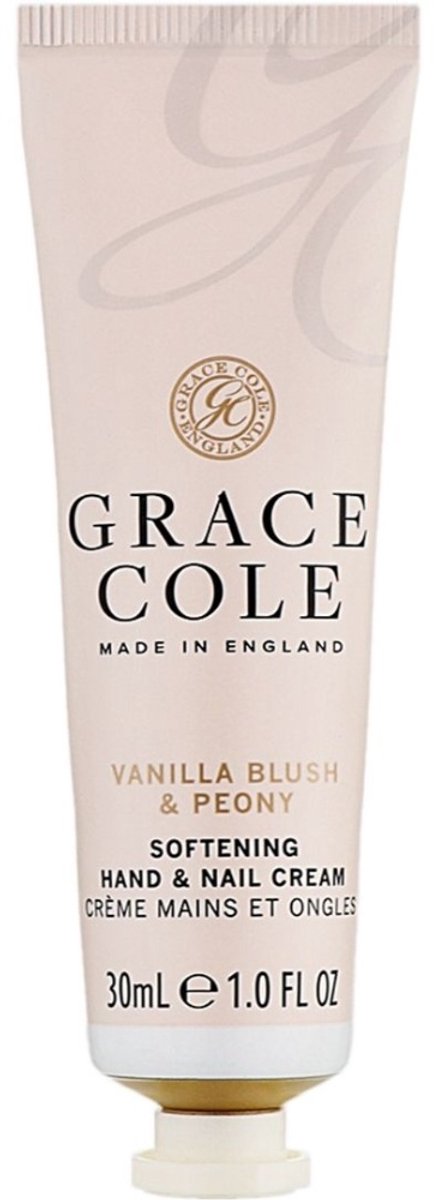 Grace Cole - Vanilla Blush & Peony Hand and Nail Cream - 30ml