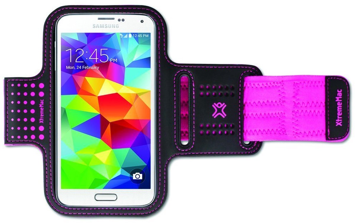 XtremeMac IPP-XSP-33 mobiele telefoon behuizingen Armband doos Zwart, Roze