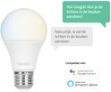 Homblì lamp met Google Assistant en Amazon Alexa compatibiliteit. "Hoi Google! Kun je de lichten in de keuken aandoen?" "Natuurlijk, ik zal de lichten in de keuken aandoen."