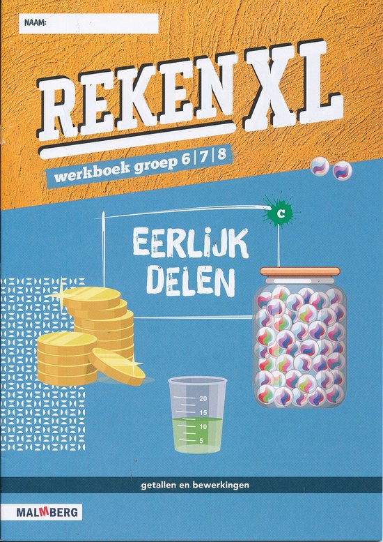 RekenXL Werkboek Eerlijk delen groep 6/7/8 (per stuk)