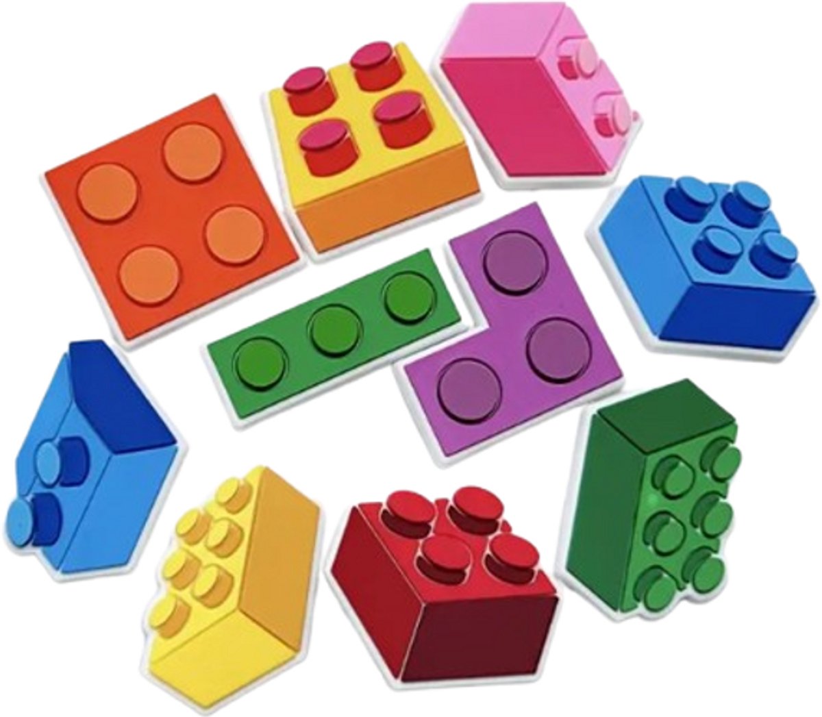 Schoen pins bouwstenen - schoenbedel bouwsteen - charms bouwsteen - ook geschikt voor crocs - schoenaccessoire