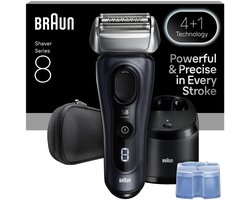 Braun Series 8 Elektrisch Scheerapparaat 8663CC - Sensoadapt - SmartCare Center - Grijs - Scheerapparaat voor Mannen