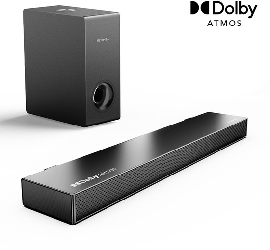 ULTIMEA Nova S50 - 2.1ch Soundbar met Dolby Atmos en Subwoofer Soundbar - Zwart - ULTIMEA - €129,99