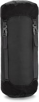 Waterdichte compressiezak - Compressiekous - Slaapzakopberging - Kleding - Kamperen - Reizen - Wandelen - Lichtgewicht waterdichte compacte slaapzak - Nylon compressie-opbergzak - Zwart - S