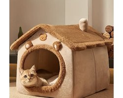 Huisdier Bed Huis Voor Katten, Afneembare En Wasbare Kattenhuis