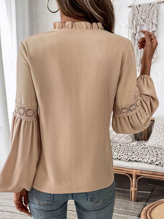 BOOTHALS BLOUSE MET 3/4 MOUWEN (White) | ® Officiële Online Shop BOOTHALS BLOUSE MET 3/4 MOUWEN (White) | ® Officiële Online Shop