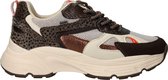 POSH by Poelman Sneakers - Dames - Bruin - Maat:41