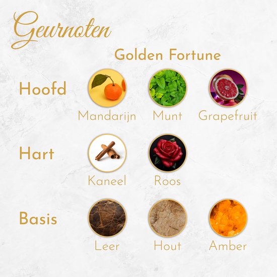 Golden Fox - Golden Fortune - Extrait de Parfum - Heren - 50 ml