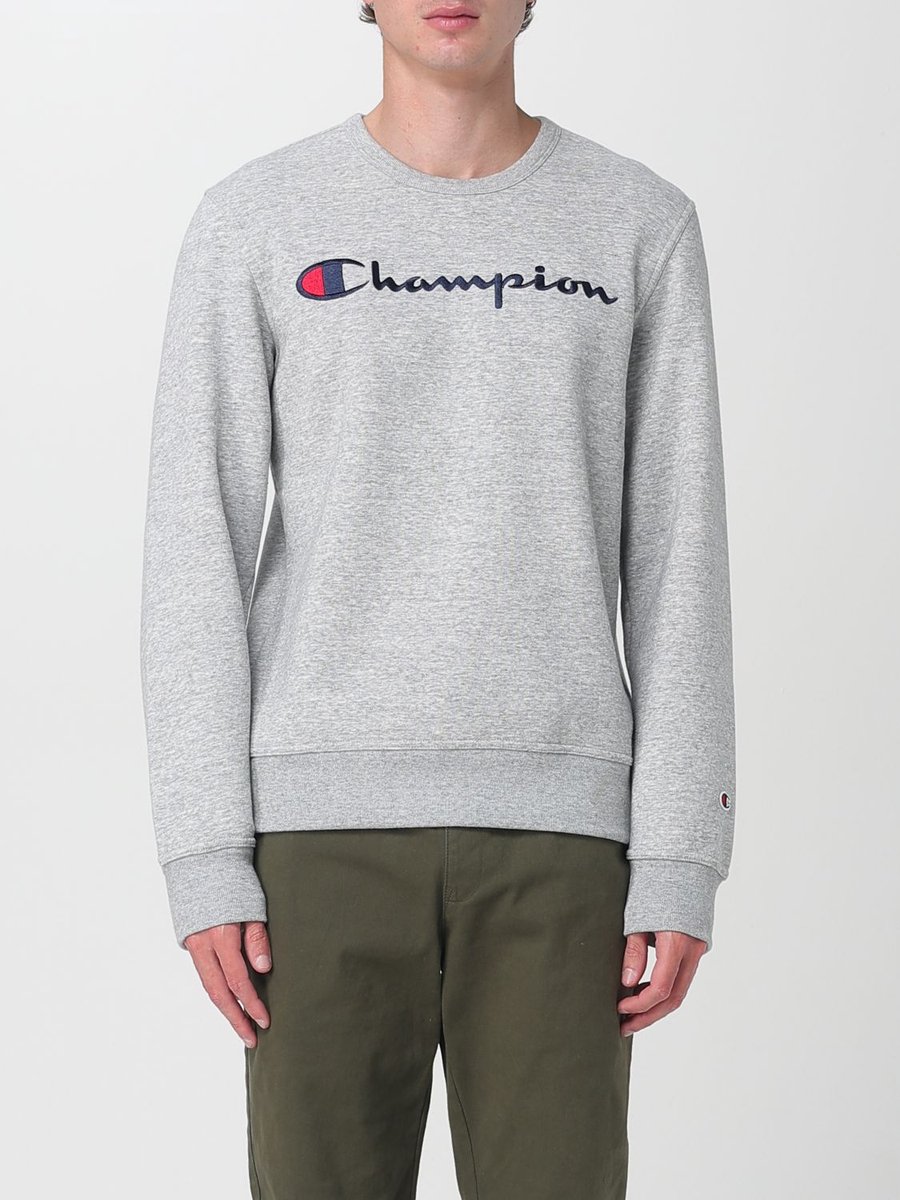 Crew Neck Sweatshirt Relaxed-Fit Long Sleeve Pullover Casual Grijs
