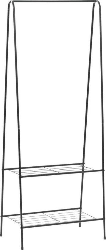 vidaXL – Kledingrek – 59x35x150 – cm – zwart