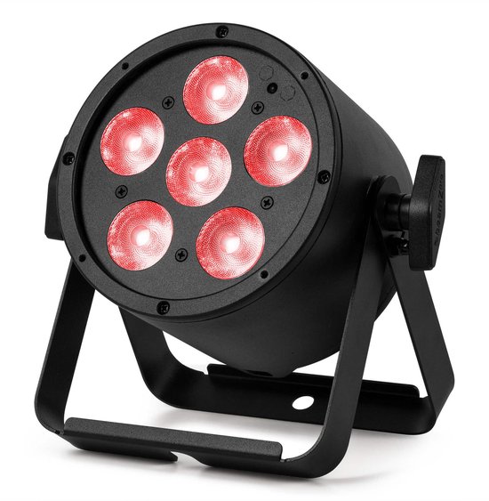 BeamZ Professional BAC324 LED PAR - Pro Par avec LED RGBWA-UV - 6 x 10 W