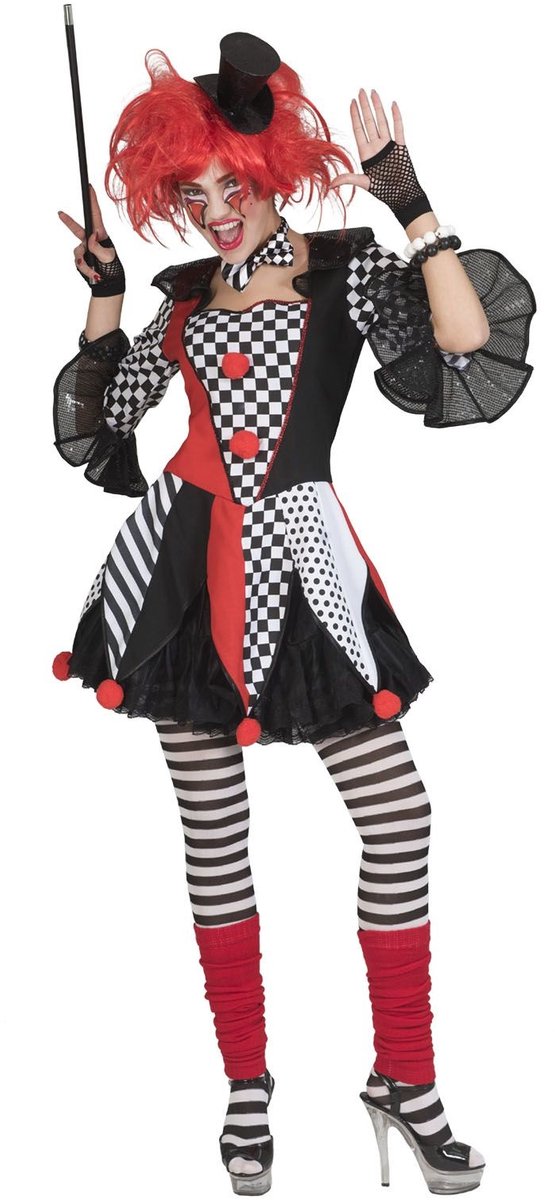 Harlekijn Jester pak dames