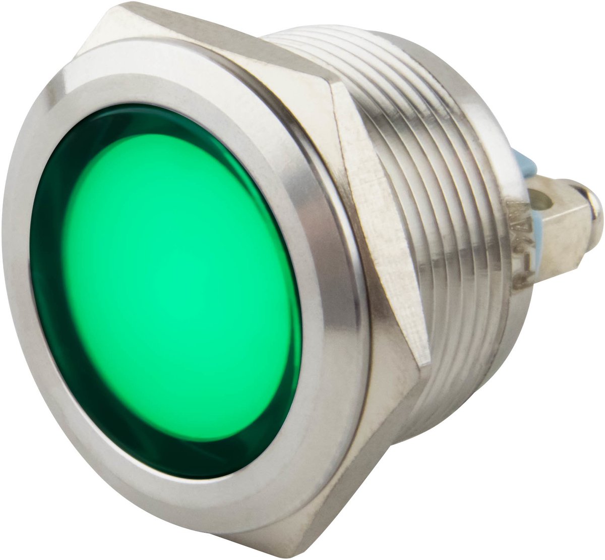 Led indicator | ø 22 mm. | 6-24 Volt DC/AC | Groene uitvoering