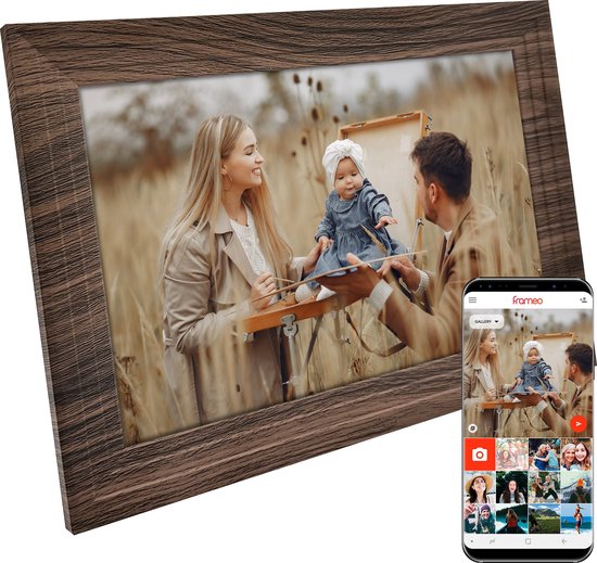 Digitale Fotolijst Met Wifi En Frameo - Fotokader - 10.1'' - Digitale - €82,95