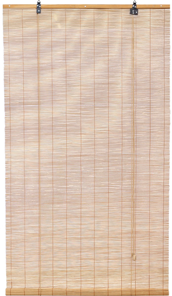Bamboebaas® bamboe rolgordijn Dani - Bruin - 80x220 cm - Natuurlijke look - Zonwerend - Duurzaam bamboe - Lichtdoorlatend - Geschikt voor binnen en buiten - Eenvoudige montage