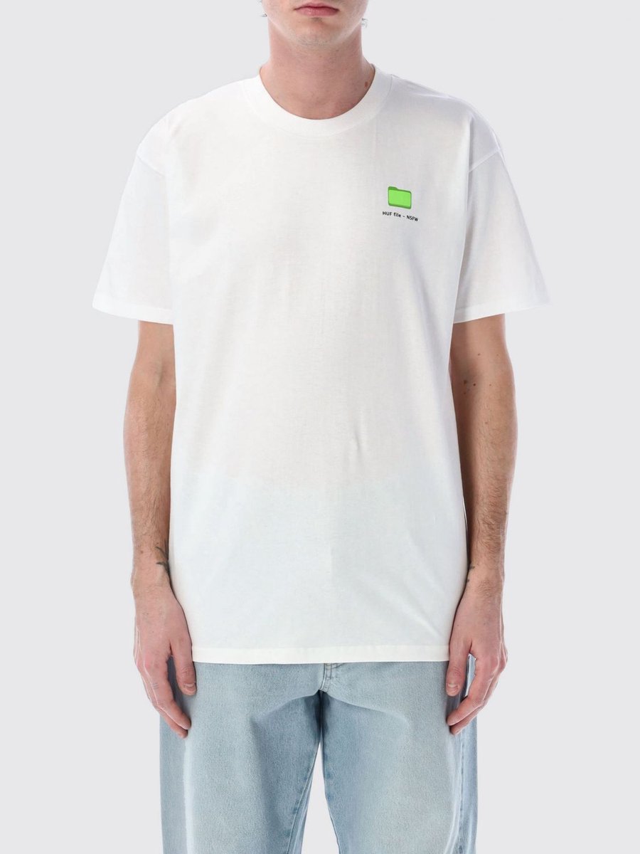 HUF File NSFW Graphic Tee - White T-Shirts