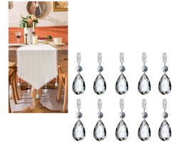 Tafelgewichtjes -Tafelkleed Gewichtjes- Tafelkleedklemmen - Tafellakenklemmen- Tafelkleen op zijn plaats houden -Tafelclips - tafelkleedklemmen voor buiten -tafel accessoires -tafelkleed klemmen- 10 Stuks -tafelkleedgewichtjes -tafelkleedverzwaarders