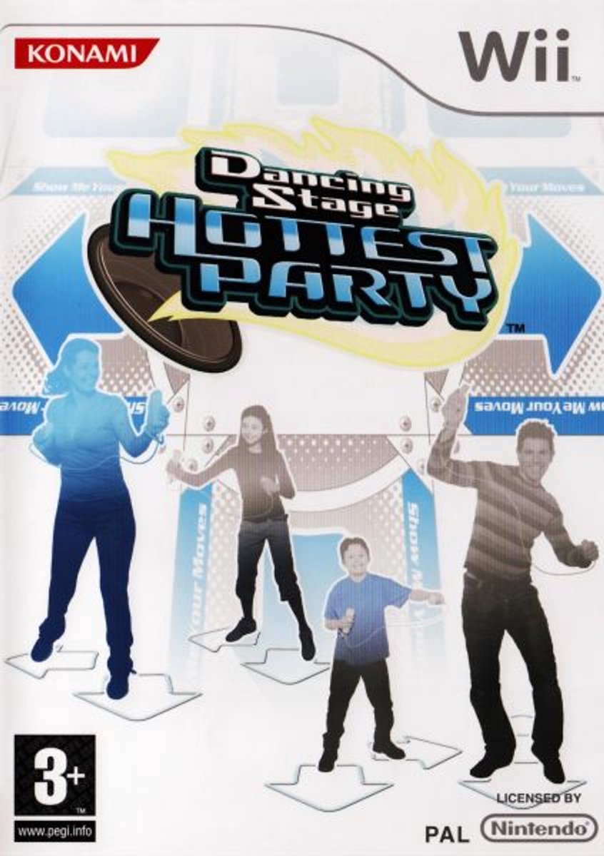 Dancing Stage Hottest Party-Alleen Game (Wii) Gebruikt