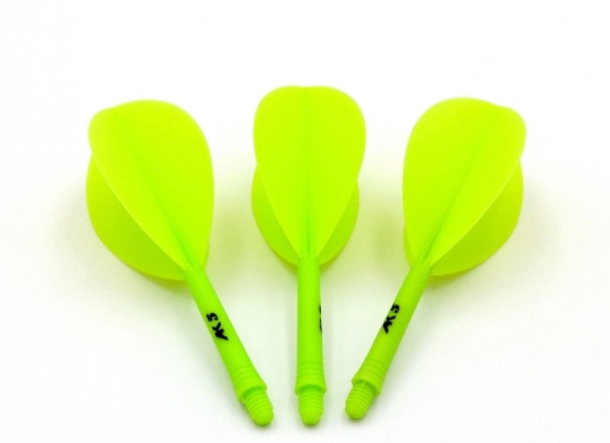 Cuesoul - Tero Flight System AK5 Rost Teardrop - Green - Dart Flights M