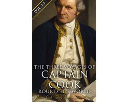 Omslag van The Three Voyages of Captain Cook Round the World (Vol. 1-7)