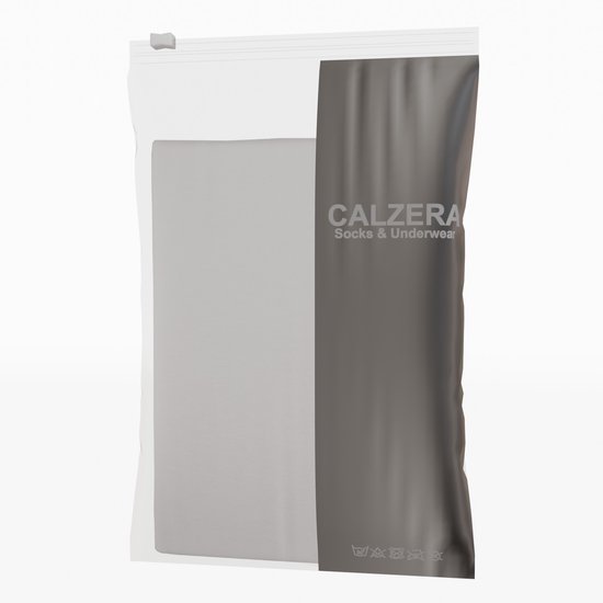 Calzera Lot de 4 Maillots de corps Chemises - Qualité Premium - 100 % Katoen peigné - Wit - Taille L