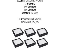 Bramokava® 6x HEPA Filter – ALLEEN geschikt voor iRobot Roomba COMBO j7+ / COMBO j9+ / 10 Max – NIET voor gewone j7+ / j9+ Robotstofzuiger