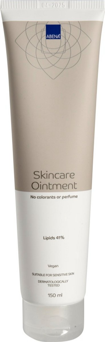 ABENA Barrière Crème Ongeparfumeerd 150ml - Langdurige Bescherming van Geïrriteerde en Droge Huid - Vegan, Parfumvrij en Kleurstofvrij