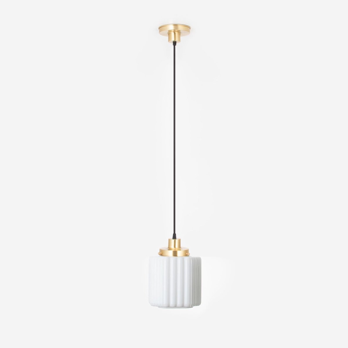 Hanglamp aan snoer Thalia 20's Messing - Art Deco Trade