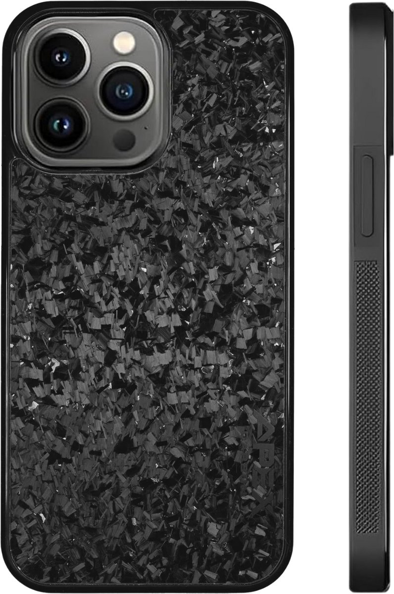 CarbonEdge - Carbon fiber phone case - Hoogwaardige kwaliteit - Geschikt voor magsafe - Carbon fiber Telefoonhoesje - iPhone hoesje shockproof - Apple iPhone 16 Pro Max - Zwart