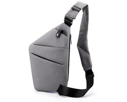 Schoudertas, anti-diefstal sling bag, schoudertas voor heren, klein, schoudertas, borsttas, herentas, klein, crossbody tas heren
