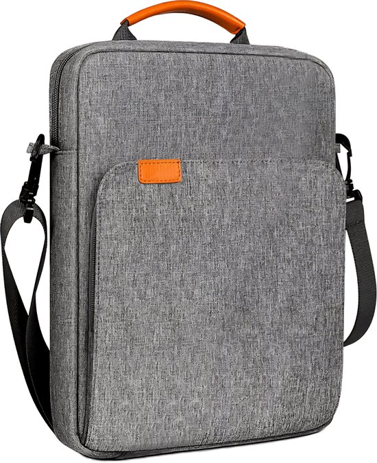 Étui pour tablette Somstyle compatible avec les Tablettes de 9 à 11 pouces - Étui de transport avec bandoulière - Gris clair